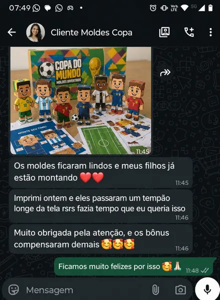 Depoimento de cliente